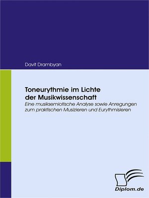 cover image of Toneurythmie im Lichte der Musikwissenschaft